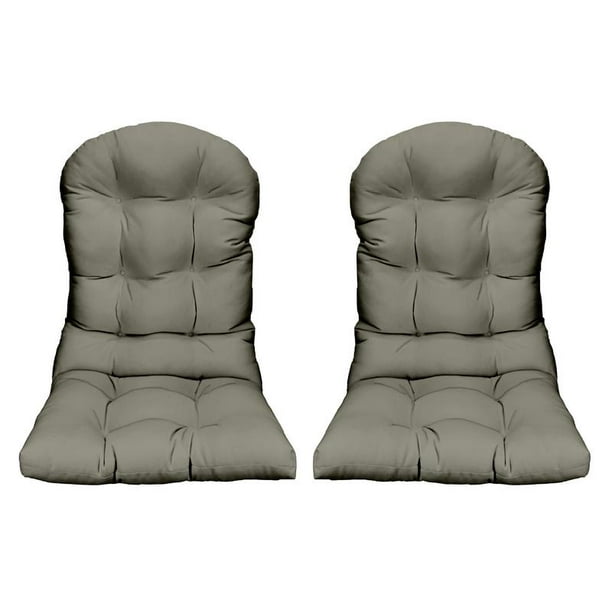 RSH Décor Outdoor Patio Set of 2 Tufted Adirondack Chair Seat Cushions