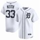 thumbnail image 1 of Camiseta clásica de béisbol de local de los Detroit Tigers Colt Keith White, con número de estrella bordado-S, 1 of 2