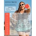thumbnail image 5 of Traje de baño Tankini Hanna Nikole para mujer, 2 piezas, negro, talla 22+, 5 of 5