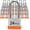 24 Pack Orange, variant on Padlocks with Same Key,  24 count Laminated Keyed Padlock (1-9/16", 40mm), Keyed Alike Locks, Long Shackle, for Storage Locker, Hasp Latch, Toolbox, Sheds