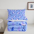 thumbnail image 5 of Manfei Ocean Axolotl Full Size Comforter Sets,Underwater Amphibian Bedding Comforter Set,Reversible,3-Piece,1 Comforter and 2 Pillowcases, 5 of 7