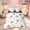 White Black, variant on Feelyou Blue Softball Bow Queen Bedding for Girls, Cute Ball Glove Print Bedding Comforter Set Queen, Colorful Star Reversible, 7-Piece