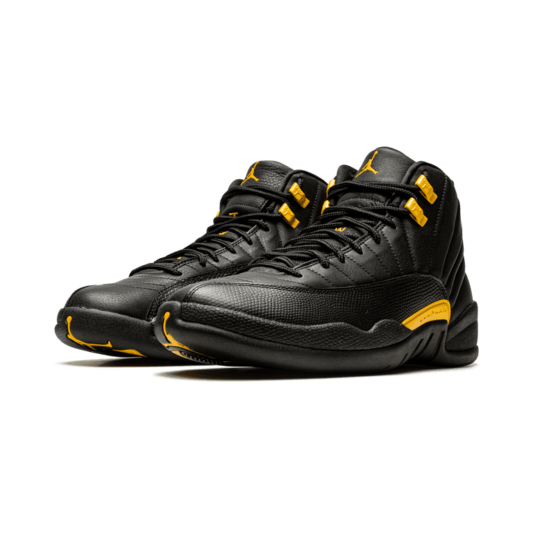 Nike Air Jordan 12 Retro Shoes in Black and Taxi Colorway (Size 6.5 Mens) Jordan 12 Low Golf Taxi 2022 Size 6.5 DH4120-100 | eBay main image 4