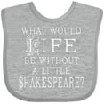 thumbnail image 3 of Inktastic Shakespeare Boys or Girls Baby Bib, 3 of 4