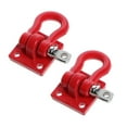 thumbnail image 5 of 1 Pair Metal Red RC Car Trailer Hook Shackles Buckle For WPL 1/16 B14 B24 C14 Military Truck Spare Part, 5 of 8
