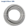 thumbnail image 5 of AN6 3/8" 20ft CPE Fuel Line Hose Stainless Steel Car Engines Braided Tube, 5 of 6