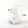 thumbnail image 2 of Super Lovely Polar Bear Family Stuffed Plush Placating Toy Pure White Bear Soft Fabric Doll Gift, 2 of 5