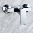 thumbnail image 4 of Robinet de Douche Mural Chromé Moderne avec Mixeur pour Eau Froide et Chaude, 4 of 5