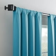 thumbnail image 4 of Eclipse Blackout Curtains, Darrell Thermaweave Rod Pocket 37 in x 63 in Curtain Panel in Sky, Sold as a Single Curtain Panel, 4 of 8