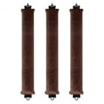 thumbnail image 4 of Overnight Heatless Hair Curler Blowout Rods Jumbo, Heatless Curls Satin Jumbo Flexi Rods to Sleep in,Soft Heatless Rod for All Hair Types (Brown, Pack of 3), 4 of 4