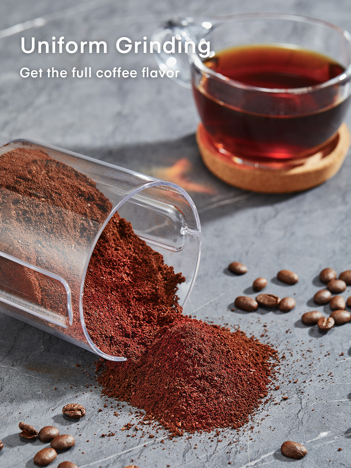 Aiheal Electric Burr Coffee Grinder with 18 Settings photo 6