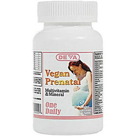 Deva Prenatal Multivitamin, Vegan, 90 CT