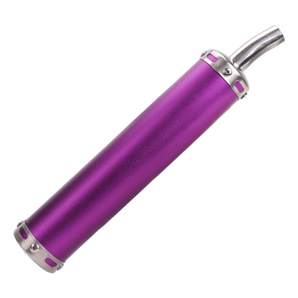 sweethay Tubo de escape deslizante para motocicleta, silenciador de entrada para reducir el ruido, silenciador de escape llamativo Universal para Accesorios para motos No.2 sweethay VI009312-02