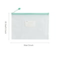 thumbnail image 2 of Back to School Supplies, InsCrazy File Organizer, Mesh Zipper Bags Document Bag A4 Document Pouches File Folders, 2 of 7