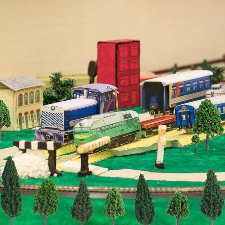 20PCS HO OO Scale Model Trees Train Park Railroad Railway Layout Diorama Wargame Scenery Toys 20PCS HO OO Scale Model Trees Train Park Railroad Railway Layout Diorama Wargame Scenery Toys