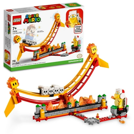 UPC: 0673419371872 | LEGO Super Mario Lava Wave Ride Expansion Set Toy 71416