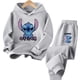 thumbnail image 3 of Ropa de niñas kawaii, sudadera de Lilo Stitch, sudadera de algodón de anime, sudadera con capucha para niños, niñas y niños, sudadera de manga, camisetas casuales para bebés, mono de camión, 3 of 5