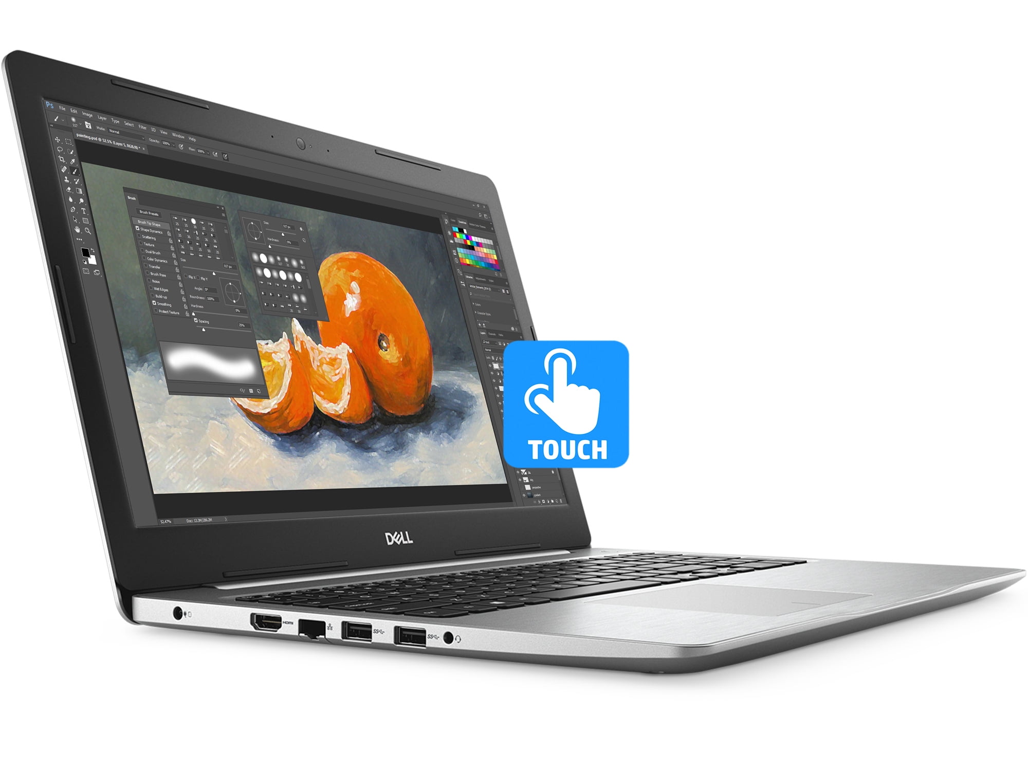 Dell Inspiron 5000 Series 15.6" FHD Touchscreen Notebook, Intel Quad-Core i5-8250U Upto 3.4GHz ...