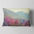 thumbnail image 2 of Designart 12" x 20" Pink Polyester Throw Pillow, 2 of 5