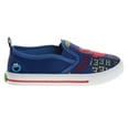 thumbnail image 2 of Sesame Street Kids Elmo and Cookie Monster Slip On Canvas Sneakers. (Toddler/Little Kids)Navy, Size: 5, 2 of 6