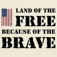 thumbnail image 3 of CafePress - Land Of The Free Light T Shirt - Men's Classic Graphic T-Shirt, 3 of 4