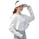 thumbnail image 1 of Ropa de protección solar 360 para Mujeres Yeacher con gorra desmontable color blanco, 1 of 8