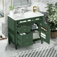 thumbnail image 3 of Furvclv 36" Bathroom Vanity With Single Sink Combo, Modern Bathroom Sink Cabinet With 2 Drawers And Tip-Out Drawer, Freestanding Bathroom Vanities For Bathroom, 3 of 9