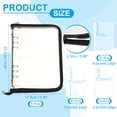 thumbnail image 2 of Uxcell Sticker Organizer Binder, Reusable A5 Album with 180 Pocket, Black, 2 of 6