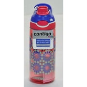 Contigo Kids High Flow Spout Chug Water Bottle Sprinkles Jelly w/ Flowers 20oz