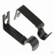 thumbnail image 1 of juego de 16 soporte de gancho para soporte de pared de barra de poste ajustable de metal ajustable negro, 1 of 8