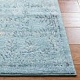 thumbnail image 4 of SAFAVIEH Tulum Flint Distressed Southwestern Area Rug, 4' x 6', Aqua Blue/Dark Grey, 4 of 9