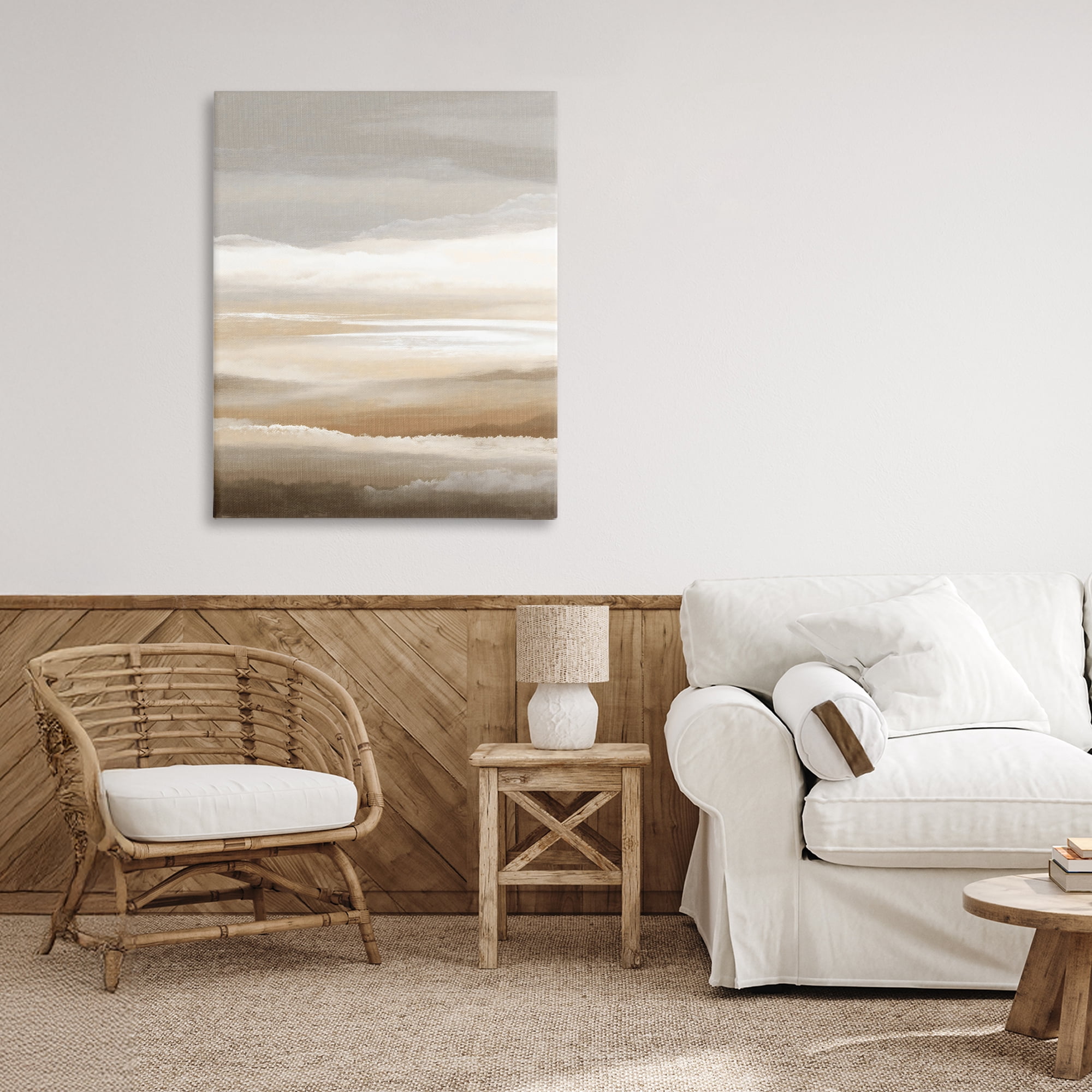 Stupell Industries The Horizon Serene Cloud Layers Canvas Wall Art, design by Ink Drop Loft