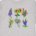 thumbnail image 4 of Inktastic Group of Beautiful Wildflowers Boys or Girls Long Sleeve Toddler T-Shirt, 4 of 5