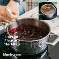 thumbnail image 6 of Blue Jean Chef 6-Piece Stainless Steel Cookware Set, Hammered Finish, Tri-Ply Construction Clad Cookware, Nonstick; Induction, Oven & Dishwasher Safe, 6 of 6