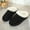 #312-Black, variant on Roncen Women's Winter Fleece-Lined Slippers - Fashion Casual Cotton Indoor/Outdoor House Shoes with Thick Flat Sole and Solid Color Round Closed Toe Design