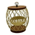 thumbnail image 1 of tredstone Kitchen Coffee Pod Holder Coffee Pod Container Large Capacity Organizer Effortlessly Enhances Home Decor Sturdy Gold 15x19cm, 1 of 6