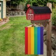 thumbnail image 5 of Rainbow Pride Flag Garden Flag, LGBTQ Pride Flag, Gay Pride Yard Flag, Front Porch Decor Outdoor Indoor Decorations 12 x 18 inch, 5 of 7