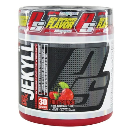 Pro Supps - Dr. Jekyll Intense Pump Pre Workout Fruit Punch 30 Servings - 11.3 oz.
