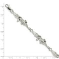 thumbnail image 4 of Auriga 925 Sterling Silver Alligator Bracelet 7inch for Women, 4 of 6