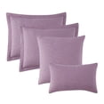 thumbnail image 3 of Clara Clark 5 Piece Quilt Set, Modern Style Ellipse Weave Bed Cover, King, Lavender Dream, 3 of 4