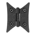 thumbnail image 1 of Flush Rough Iron Surface Mount Butterfly Cabinet Hinge, 1 of 1