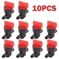 thumbnail image 1 of 10pcs 1/4" In-Line Straight Fuel Gas Cut-Off/Shut-Off Valves for Small Engines, 1 of 6
