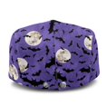thumbnail image 3 of FUIALDOLG Polyester Mens Forward Cap for Driving Hunting Travel, Soft Retro Newsboy Hat, Halloween Bat Moon Pattern, 3 of 4