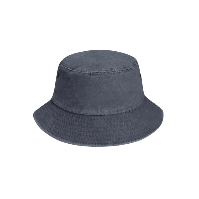 Graflsoa Chapeau de Pêcheur Décontracté pour Femmes avec Cordon Réglable, Œillets Respirants, Protection Solaire, Chapeau Bob en Polyester Bleu Foncé pour Usage Quotidien et Voyage