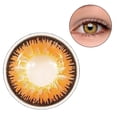 thumbnail image 3 of Contactos De Colores, Lentes De Contacto Transparentes De 0 Grados, Lentes De Contacto De Color, Lentes De Contacto Cosméticos Para Fiestas De Maquillaje De Escenario ANGGREK Marrón, 3 of 5