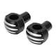 thumbnail image 5 of Motorcycle Handlebar Riser 25mm CNC Universal Motorcycle Handlebar Clamp Round Head with Stripe Handlebar LifterBlack, 5 of 5
