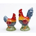 thumbnail image 3 of Mini Rainbow Rooster Salt and Pepper Shakers Ceramic, 3 of 3