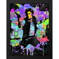 thumbnail image 2 of Stephen Chambers 25x32 Black Modern Wood Framed Wall Art Titled - Hansolo Graffiti, 2 of 6