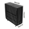 thumbnail image 1 of Ourlova Folding Bed Cover, Rollaway Bed Cover With Handle, Oxford Cloth Foldaway Bed Protector With Zipper Closure, Adjustable Drawstring For Fold Up Bed, 1 of 6