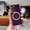 Darkpurple, variant on Electroplated Case For Samsung Galaxy S25, Cute Gold Heart Magnetic Cover Compatible with MagSafe, Full Camera Lens Protection Shockproof Soft TPU Slim Phone Case for Women Girls,Black